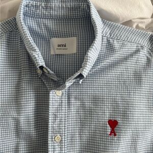 Ami Paris - Chemise - Grandeur 42 (M/L) - Fit-crop
